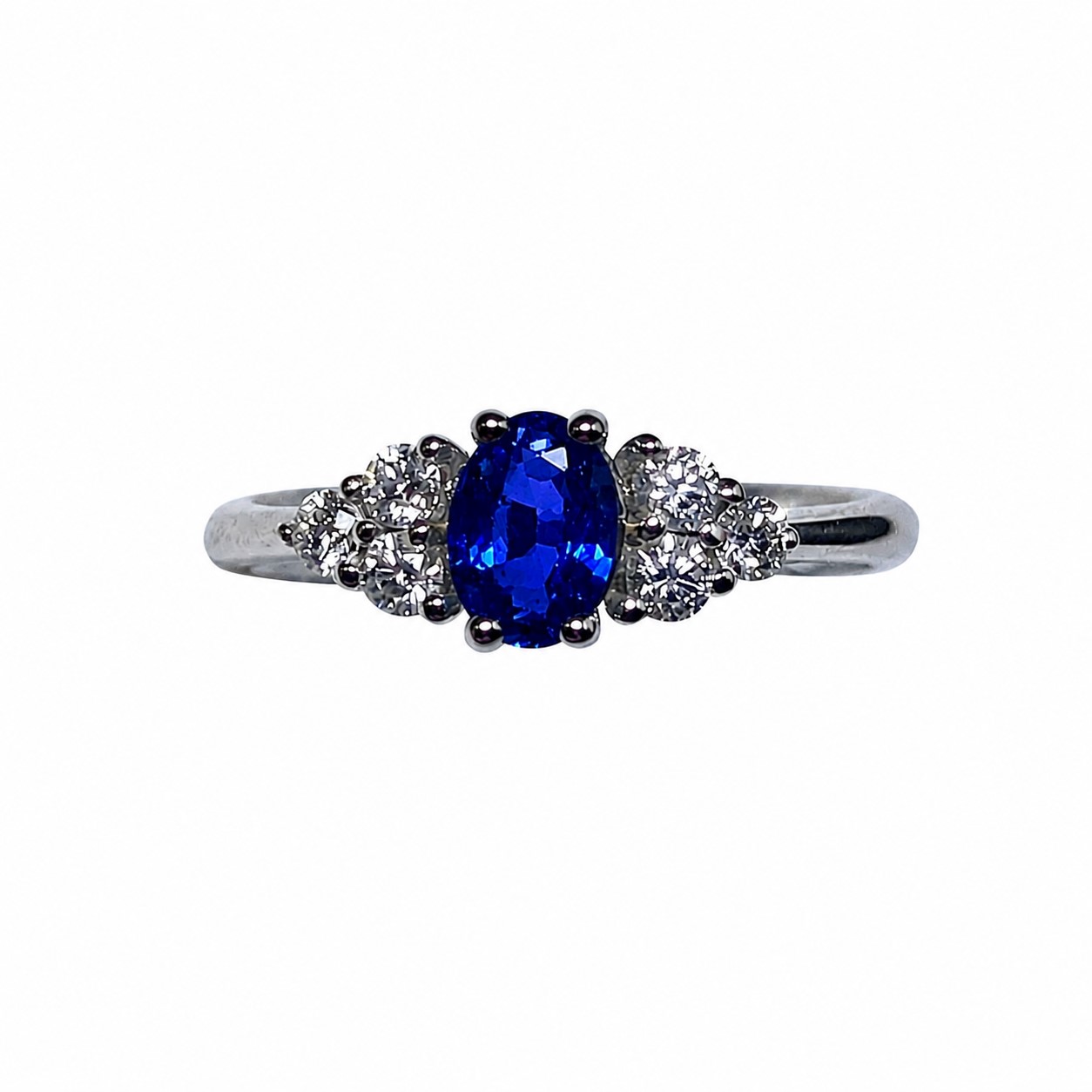 Anello Zaffiro Ovale